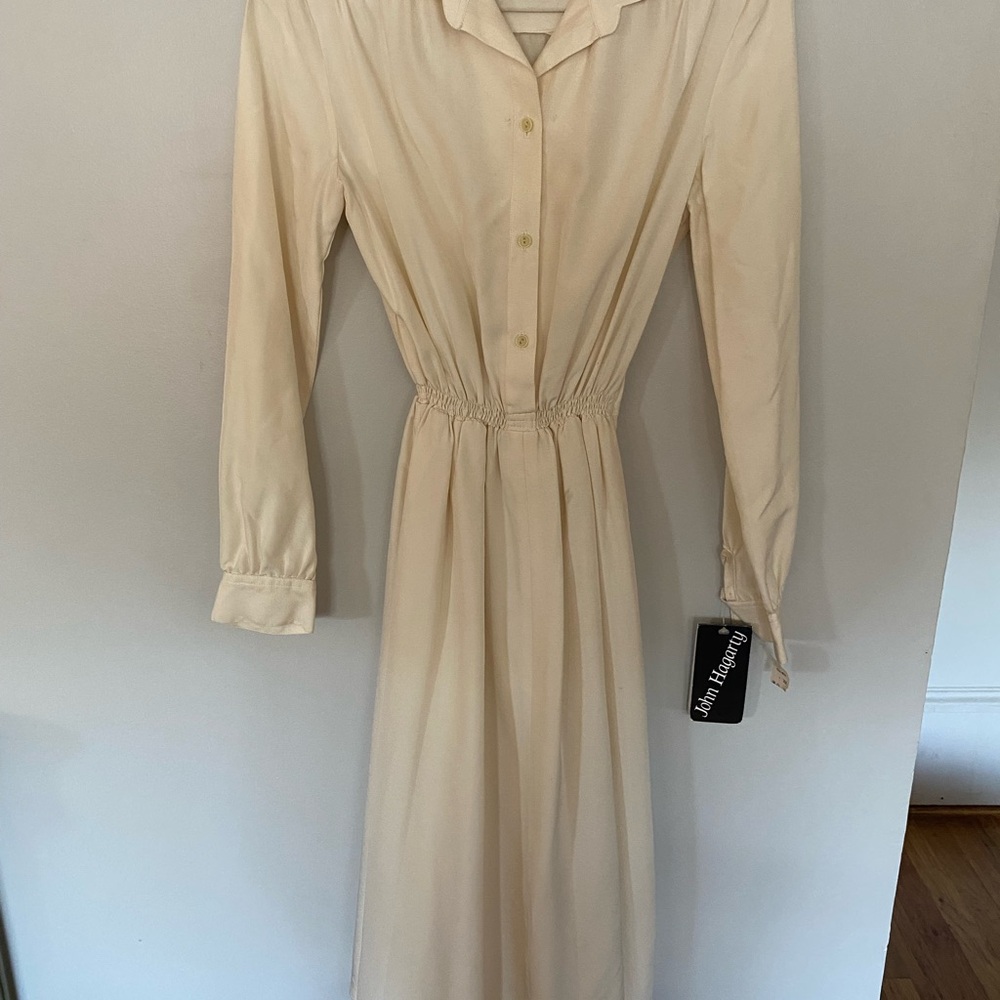 John Hagarty 100% Pure Silk MIDI Dress (New)